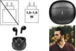 LogiLink Bluetooth TWS-k&otilde;rvaklapid, IPX4 veekindel, puutetundlik juhtimine, USB-C laadimiskarp, must