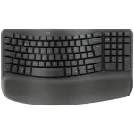 Logitech Wave Keys ja Lift Combo - ergonoomiline juhtmevaba klaviatuuri ja vertikaalhiire komplekt, grafiit