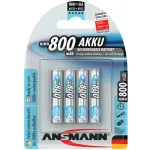 1x4 Ansmann maxE NiMH laetav aku Micro AAA 800 mAh 5035042