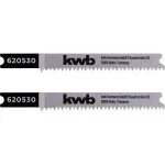kwb 620530 Bi-metall tikksaelehed laminaadi ja puidu jaoks, T-vars, 2 pakis