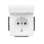 Busch-Jaeger SCHUKO pistikupesa sisu Studio White 20 EUKBR-84 (2CKA002018A1529)