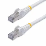 StarTech.com 3m Valge CAT8 Etherneti kaabel, takistusvaba RJ45, 25G/40G, 2000MHz, 100W PoE++, S/FTP, 26AWG puhas vasktraat, LSZH, varjestatud v&otilde;rgukaabel t&otilde;mbetugevdusega, individuaalselt testitud