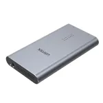 SSD-korpus Unitek S1206A kahele M.2 NVMe PCIe Gen3 x4 kettale, USB 3.2 Gen 2 (10 Gbit/s), alumiinium, USB-C, sisaldab toiteplokki