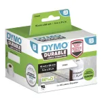 DYMO LabelWriter vastupidavad t&ouml;&ouml;stuslikud sildid | 19 mm x 64 mm | valge pol&uuml;prop&uuml;leen | 2 rulli, kokku 450 (900 isekleepuvat silti) | originaal | LabelWriteri sildiprinteritele
