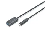 DIGITUS aktiivne USB-C pikenduskaabel - 10G USB 3.2 Gen2 USB-C - USB-A (M/F) - 5m