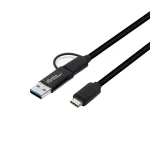 Microconnect USB3.1CCA1 USB-kaabel USB 3.2 Gen 1 (3.1 Gen 1) 1 m USB C Must