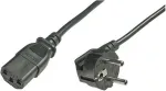 Toitekaabel LOGON TC005NC C13-CEE7/5, 0,5 m, eemaldatav toitejuhe
