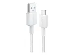 USB A &ndash; USB C kaabel Anker A81H5G21 &mdash; 0,9 m, valge