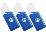 USB-m&auml;lupulk HP X755W PACK x3 &mdash; 128 GB, USB Type-A 3.2 Gen 1, liugdisain, sinine/valge