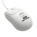 Juhtmega m&otilde;lemak&auml;eline arvutihiir ManMachine Mighty hiir 5, USB Type-A, 5 nuppu, valge