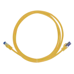 Logilink Professional Ultraflex - Paigalduskaabel - RJ-45 (I) kuni RJ-45 (I) - 50 cm - 6 mm - S/FTP - Cat.7 toorikaabel (kaabel) / CAT 6a (pordid) - Halogeenivaba, vormitud, t&otilde;mbevaba - Kollane