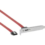 InLine 27902 eSATA pesa kinnitusklamber, eSATA emane &rarr; sisemine SATA, 0,5 m