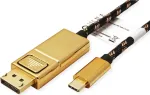 ROLINE 11.04.5848 USB-graafikaadapter 4096 x 2560 pikslit Must - Kuldne (11.04.5848)