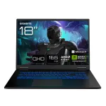 GIGABYTE GAMING A18 3VHK3DEC64SH s&uuml;learvuti AMD Ryzen&trade; 7 260 45,7 cm (18 tolli) WQXGA 32 GB DDR5-SDRAM 1 TB SSD NVIDIA GeForce RTX 5060 Wi-Fi 6E (802.11ax) Windows 11 Home Must