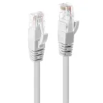 Lindy 7,5 m Cat.6 U/UTP v&otilde;rgukaabel, valge, 7,5 m, Cat6, U/UTP (UTP), RJ-45, RJ-45, valge