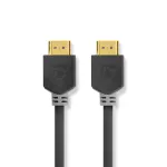 Nedis Premium High Speed 2 m HDMI Kabel mit Ethernet, 4K, 3D unterst&uumltzt: 1080p und h&oumlher, 3D, 4K und Deep Color Kontakte: vergoldet Kabell&au