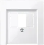 Seinaplaat / l&uuml;litikate Merten 296019, valge, termoplast, 1 tk