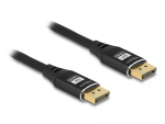 DeLOCK DisplayPort-kaabel 8K 60 Hz 2 m Must Metall