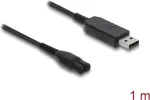 DELOCK USB-laadimiskaabel elektrilistele pardlitele 4,3 V &uuml;hilduv Philips OneBlade 360 Face + Bodyga