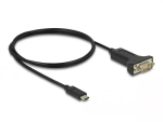 DeLOCK Adapter USB USB-C RS-232 D-Sub 9 pin isane 1 m