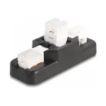 DeLOCK Keystone LSA Set RJ45 RJ11 Cat.6 must kl&otilde;psuga hoidik