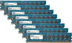 PHS-memory 64GB (8x8GB) Kit RAM-m&auml;lu Apple Mac Pro Eight Core 2.26GHz (Early 2009) DDR3 UDIMM ECC 1066MHz jaoks (SP125180)
