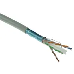 ACT Cat 6 F/UTP paigalduskaabel, PVC, CPR euroklass ECA, 24 AWG, hall, 305 meetrit