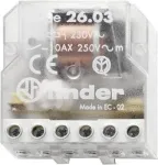 Finder samml&uuml;liti 1 normaalselt avatud kontakt + 1 normaalselt suletud kontakt 230 V AC 10 A 250 V AC (26.03.8.230.0000)