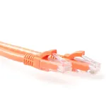 ACT oranž 2-meetrine U/UTP CAT6 paigalduskaabel, t&otilde;mbamiskindlate RJ45-pistikutega