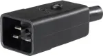 as - Schwabe IEC seadme pistik, sirge, pooluste arv: 3 10 A Must 62084 1 tk (62084)