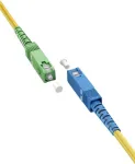 Goobay 59666 fiiberoptiline kaabel 30 m SC/APC SC/UPC FTTH OS2 kollane (59666)