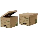 Fellowes 4472205 hoiukast, must/pruun, ristk&uuml;likukujuline, paberist (4470809)