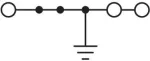 Phoenix Contact PT 6-TWIN-PE 3211498 kaitsemaandusklemm, pooluste arv: 3, 0,50 mm&sup2;, 6 mm&sup2;, rohekollane, 1 tk (3211498)