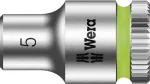 Wera 8790 HMA kuuskantpadrun, 5 mm, 1/4 in ajam