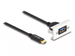 DeLOCK Easy 45 moodul SuperSpeed USB 10 Gbps USB t&uuml;&uuml;p-A-pesa kuni USB USB-C isane