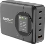 Voltcraft UC-4C1A240W01 USB laadimisdokk USB-C USB-A PD 3.0 Must siseruumidesse (VC-16871780)