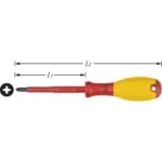 Hazet elektriku Phillips-kruvikeeraja PH 2 Tera pikkus: 100 mm (810VDE-PH2)