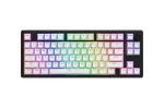 HATOR Skyfall 80 MAG ULTRA 8K klaviatuur M&auml;ngimine USB QWERTY USA inglise Must, Valge