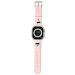 Karl Lagerfeld 3D Rubber Karl & Choupette Heads Apple Watch Strap 38/40/41mm Pink