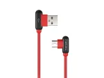 USB-kaabel NATEC NKA-1201 USB 2.0 1m USB A USB C Must Punane