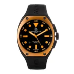 Montres de Luxe meeste automaatkell 09SA-BK-1002 48mm must sihverplaat nahkrihm