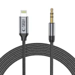TECH-PROTECT UltraBoost Lightning to AUX Mini Jack 3.5mm kaabel 100cm must