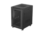 Lanberg 19-tolline 18U 600x800 mm must p&otilde;randal seisev kapp perforeeritud ustega (lamepakend)