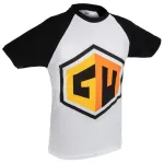 Global Masters T-s&auml;rk GM Logo - valge (L)