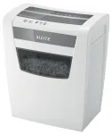 Leitz IQ Home Office P4 paberipurustaja, osakesl&otilde;ikus, 22 cm, 4 x 28 mm, 10 lehte, 23 l, valge
