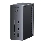 UGREEN 14-in-1 USB-C dokkimisjaam kahe DisplayPorti, HDMI, 100W PD, Gigabit Etherneti, SD/TF-kaardilugejate ja 3,5 mm helipistikuga