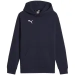 Puma Team Goal Casuals Hoody Sweatshirt Navy Blue 140cm
