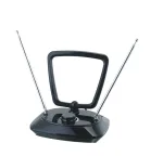Philips SDV5200/12 sise-TV-antenn 5G-filteriga, DVB-T/T2, 1,85 m koaksiaalkaabel, must