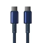 Baseus Tungsten Gold USB-C to USB-C kaabel 100W PD 1m sinine