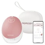 Momcozy - M9 k&auml;ed-vabad rinnapump - punane